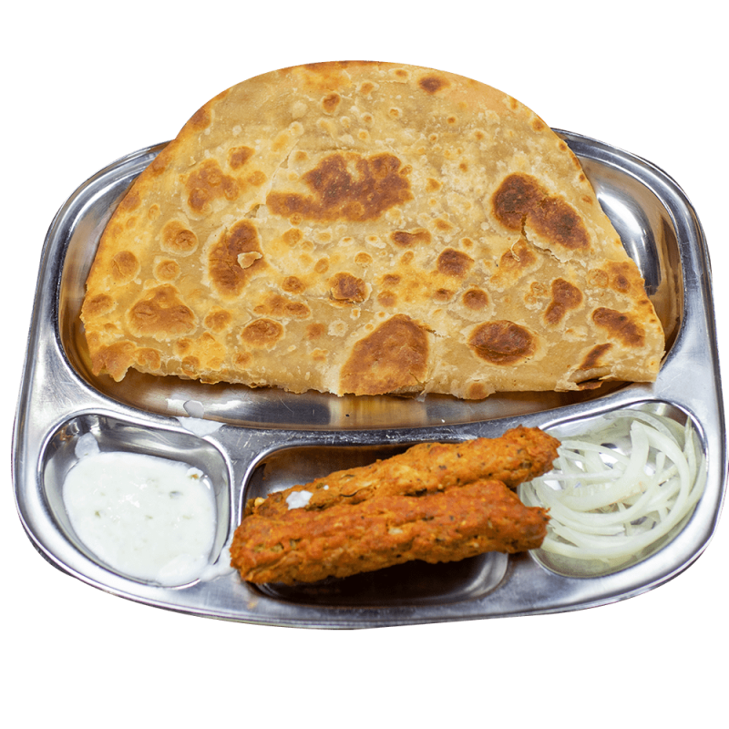 Beef Shami Kabab Paratha